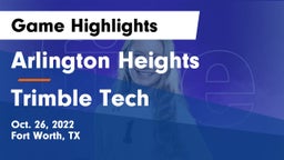 Arlington Heights  vs Trimble Tech  Game Highlights - Oct. 26, 2022
