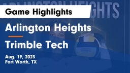 Arlington Heights  vs Trimble Tech Game Highlights - Aug. 19, 2023