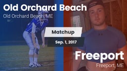 Matchup: Old Orchard Beach vs. Freeport  2017