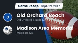 Recap: Old Orchard Beach  vs. Madison Area Memorial  2017