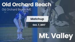 Matchup: Old Orchard Beach vs. Mt. Valley 2017