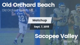 Matchup: Old Orchard Beach vs. Sacopee Valley  2018