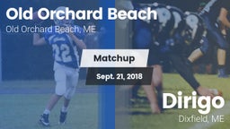 Matchup: Old Orchard Beach vs. Dirigo  2018