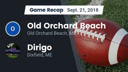 Recap: Old Orchard Beach  vs. Dirigo  2018