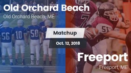 Matchup: Old Orchard Beach vs. Freeport  2018