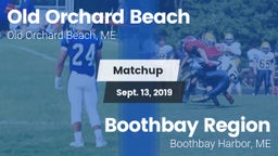 Matchup: Old Orchard Beach vs. Boothbay Region  2019