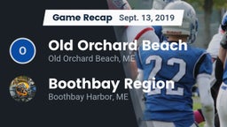 Recap: Old Orchard Beach  vs. Boothbay Region  2019