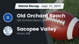 Recap: Old Orchard Beach  vs. Sacopee Valley  2019