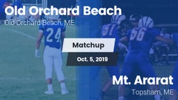 Matchup: Old Orchard Beach vs. Mt. Ararat  2019