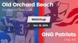 Matchup: Old Orchard Beach vs. GNG Patriots 2019