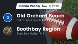 Recap: Old Orchard Beach  vs. Boothbay Region  2019