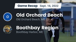 Recap: Old Orchard Beach  vs. Boothbay Region  2022