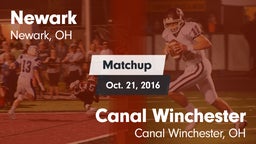 Matchup: Newark vs. Canal Winchester  2016