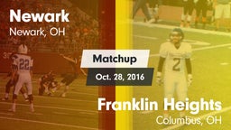 Matchup: Newark vs. Franklin Heights  2016