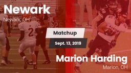 Matchup: Newark vs. Marion Harding  2019