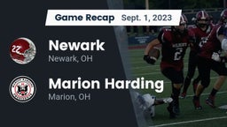 Recap: Newark  vs. Marion Harding  2023