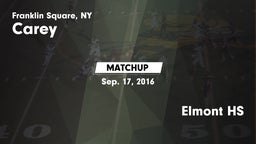 Matchup: Carey vs. Elmont HS 2016
