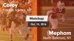 Matchup: Carey vs. Mepham  2016