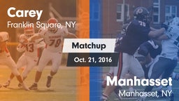 Matchup: Carey vs. Manhasset  2016