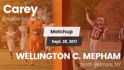 Matchup: Carey vs. WELLINGTON C. MEPHAM 2017