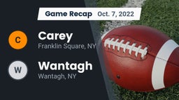 Recap: Carey  vs. Wantagh  2022
