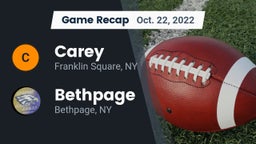 Recap: Carey  vs. Bethpage  2022