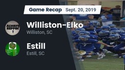 Recap: Williston-Elko  vs. Estill  2019