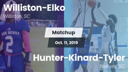 Matchup: Williston-Elko vs. Hunter-Kinard-Tyler  2019