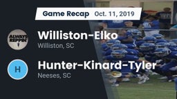 Recap: Williston-Elko  vs. Hunter-Kinard-Tyler  2019