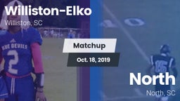 Matchup: Williston-Elko vs. North  2019