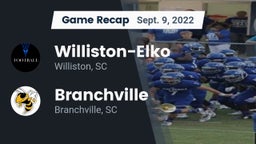 Recap: Williston-Elko  vs. Branchville  2022