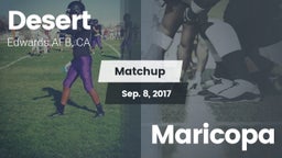Matchup: Desert  vs. Maricopa 2017