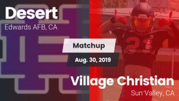 Matchup: Desert  vs. Village Christian  2019