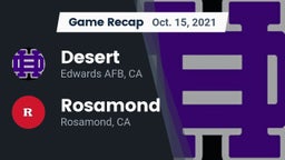 Recap: Desert  vs. Rosamond  2021