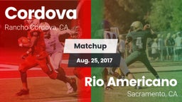 Matchup: Cordova vs. Rio Americano  2017
