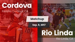 Matchup: Cordova vs. Rio Linda  2017