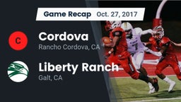 Recap: Cordova  vs. Liberty Ranch  2017