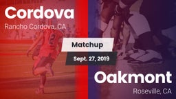 Matchup: Cordova vs. Oakmont  2019