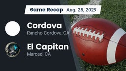 Recap: Cordova  vs. El Capitan  2023