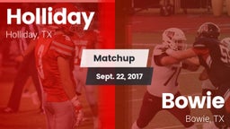 Matchup: Holliday vs. Bowie  2017