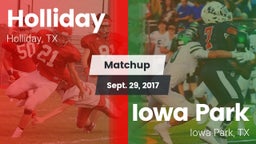 Matchup: Holliday vs. Iowa Park  2017