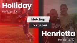 Matchup: Holliday vs. Henrietta  2017