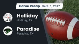 Recap: Holliday  vs. Paradise  2017