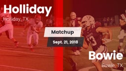Matchup: Holliday vs. Bowie  2018