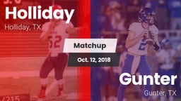 Matchup: Holliday vs. Gunter  2018