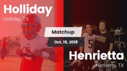 Matchup: Holliday vs. Henrietta  2018