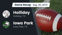 Recap: Holliday  vs. Iowa Park  2019