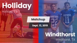 Matchup: Holliday vs. Windthorst  2019