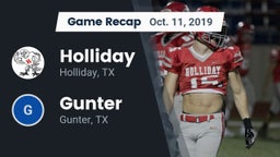Recap: Holliday  vs. Gunter  2019