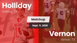 Matchup: Holliday vs. Vernon  2020